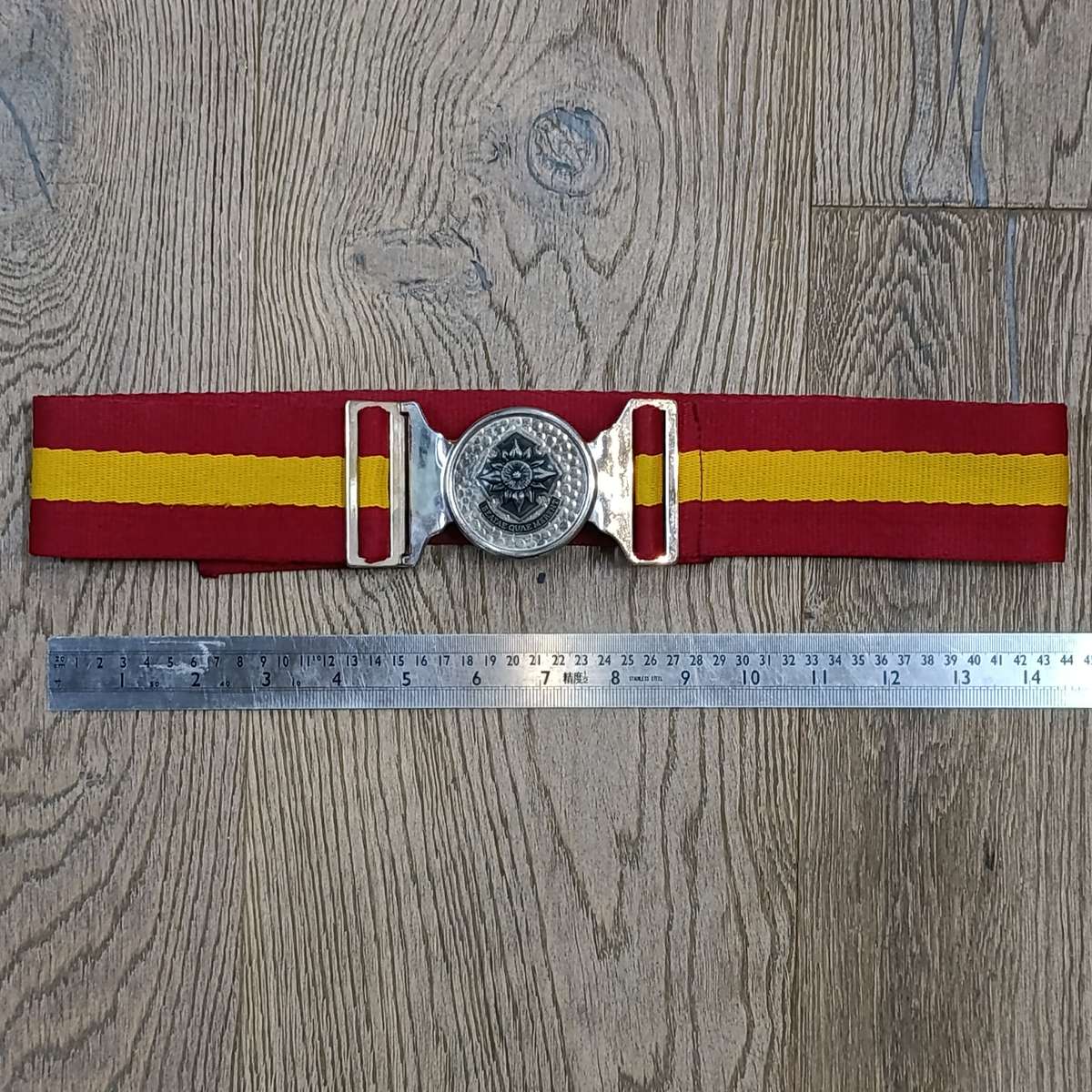 SA Army Womans college stable belt with Lohatla battle school colours