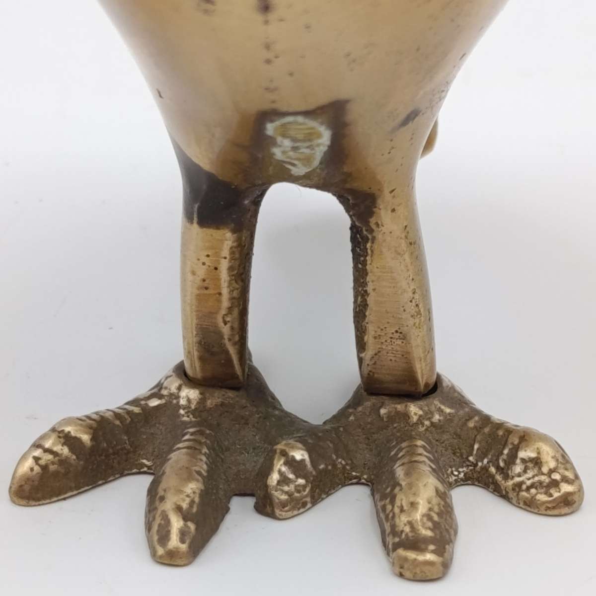 Vintage brass owl figurine