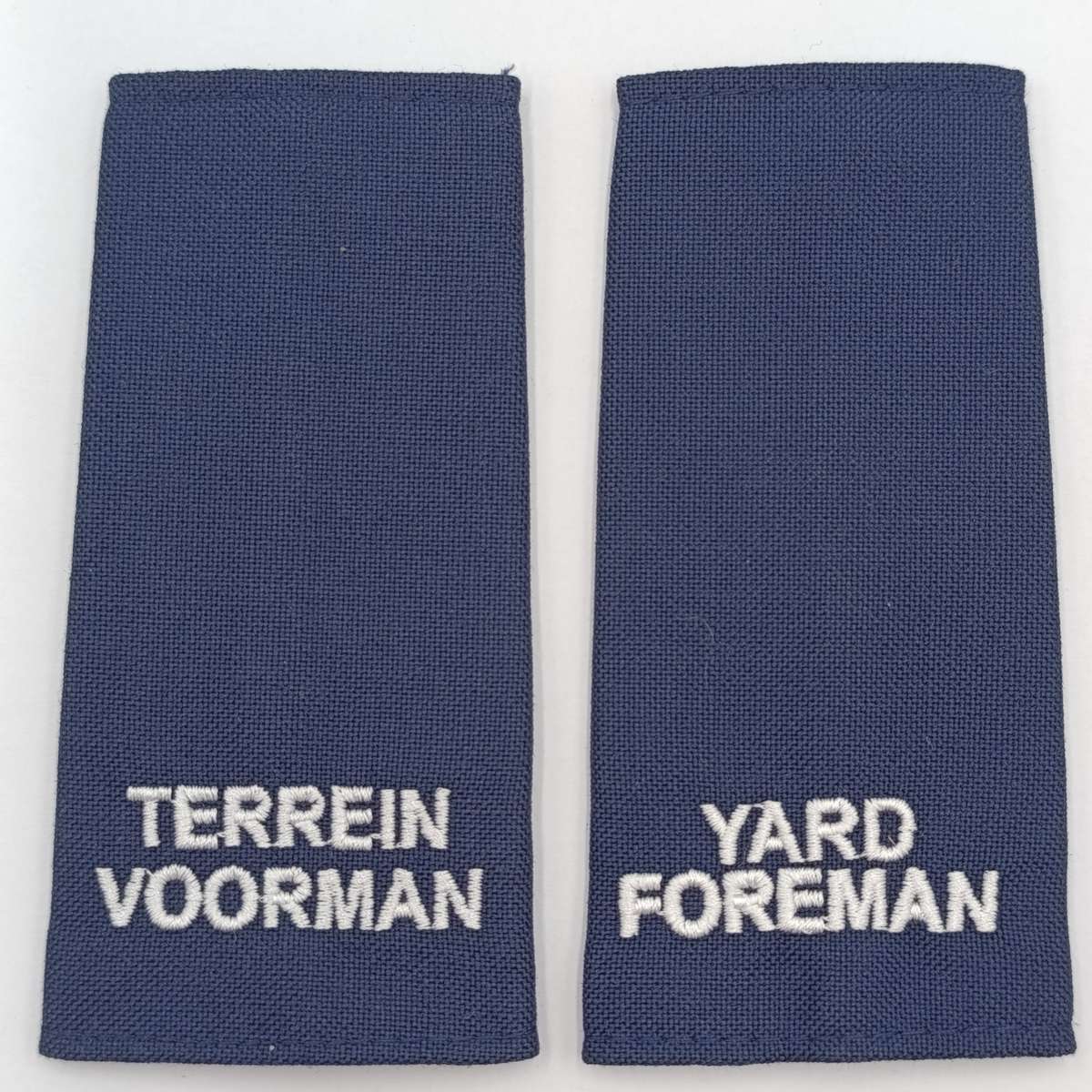 Pair of SA Railway Yard Foreman rank epaulettes