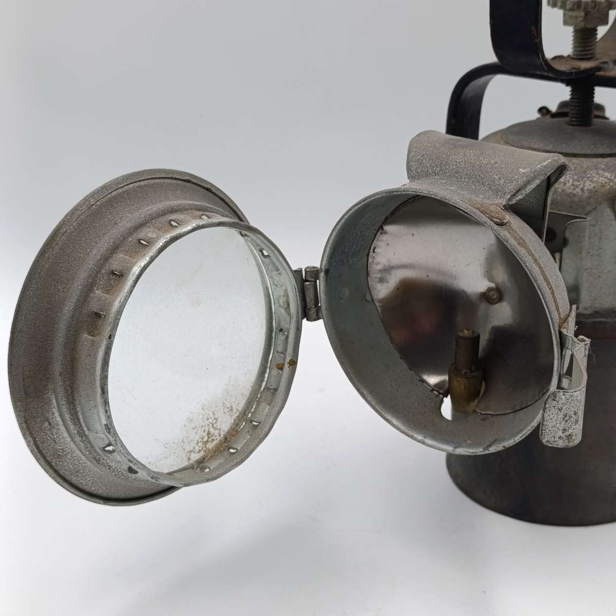 Vintage SA Transport carbide lantern - marked SAT/SAV