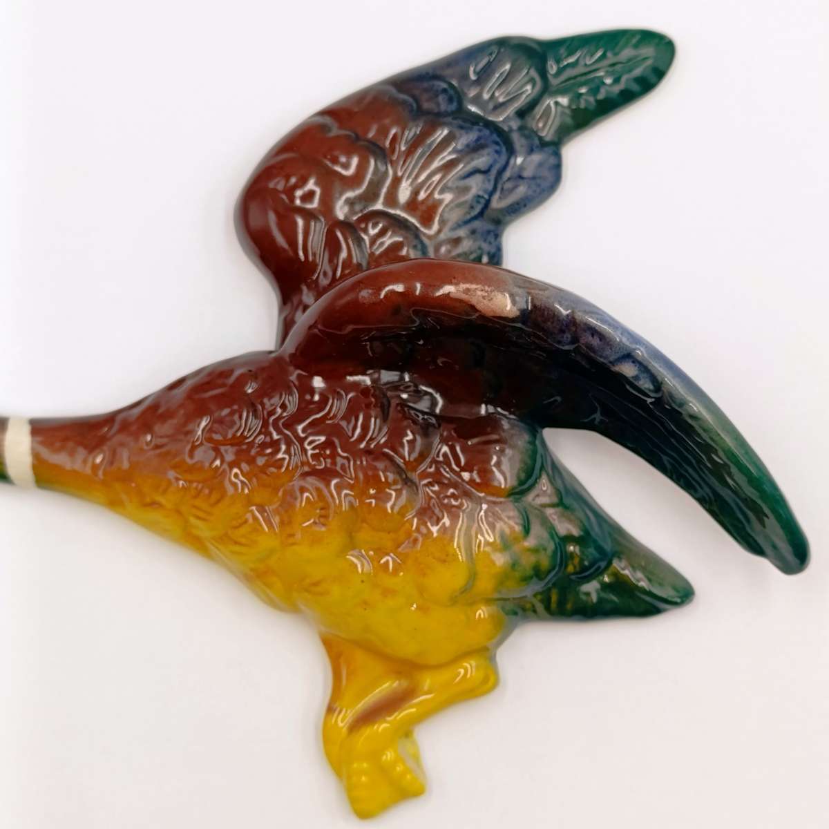 Vintage ceramic flying duck wall hanging