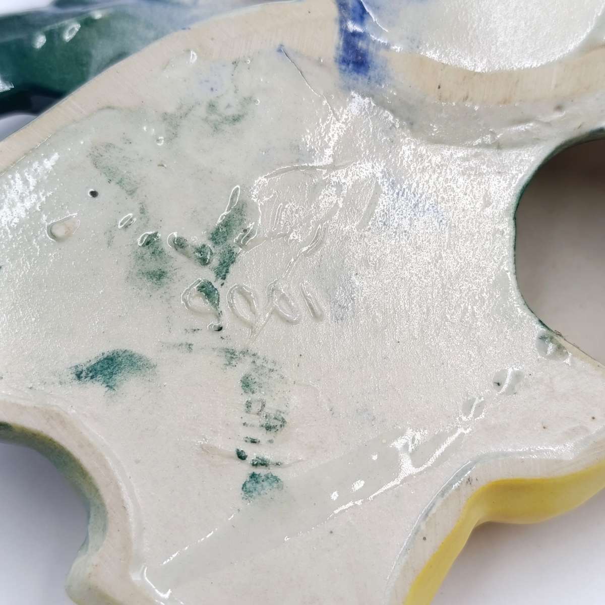 Vintage ceramic flying duck wall hanging