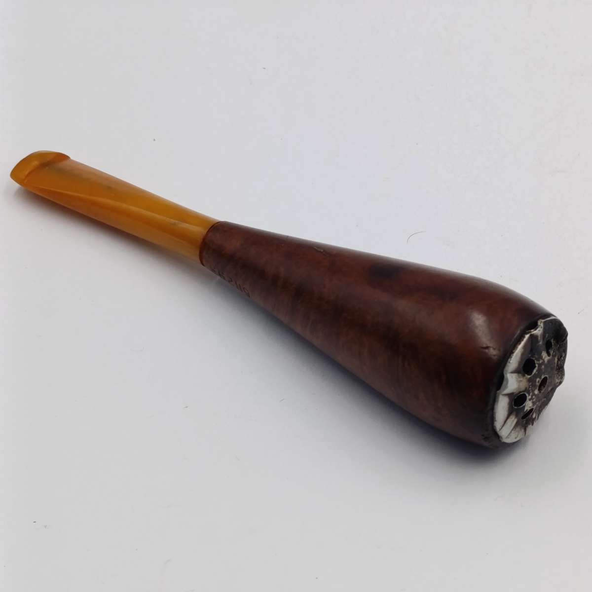 New King Smoker briar root vintage pipe