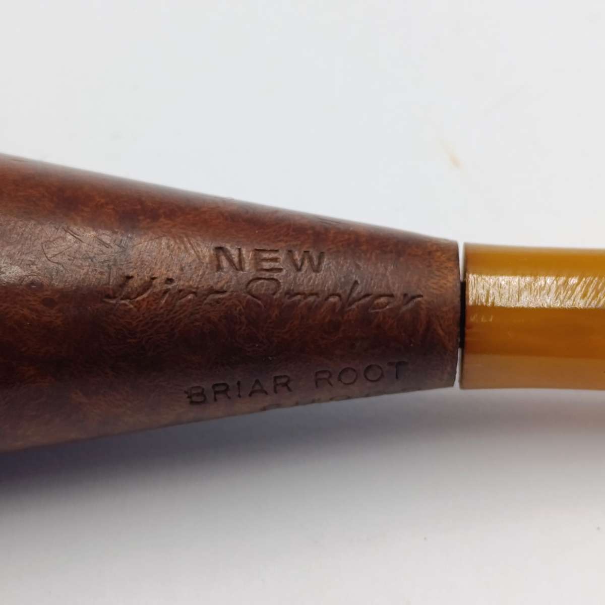 New King Smoker briar root vintage pipe