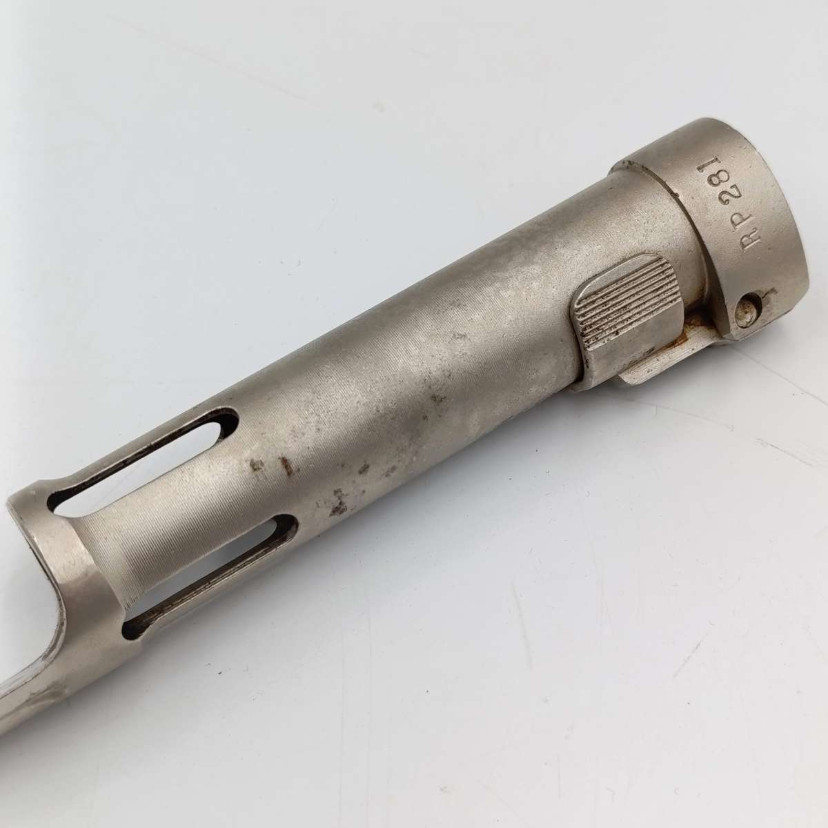 Vintage Statepresident's guards R1 bayonet - chromed- in white frog