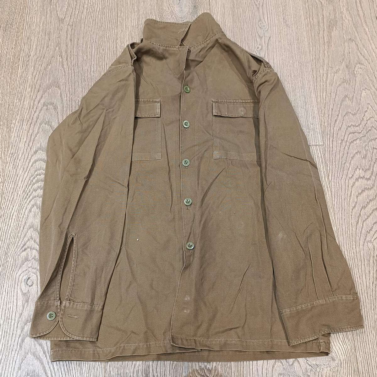 Vintage SADF nutria browns long sleeve combat shirt - size m