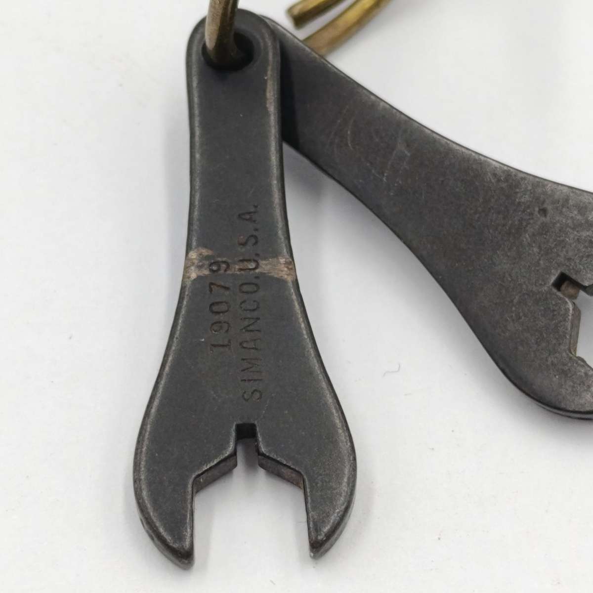 Pair of vintage Simanco Singer sewing machine wrenches