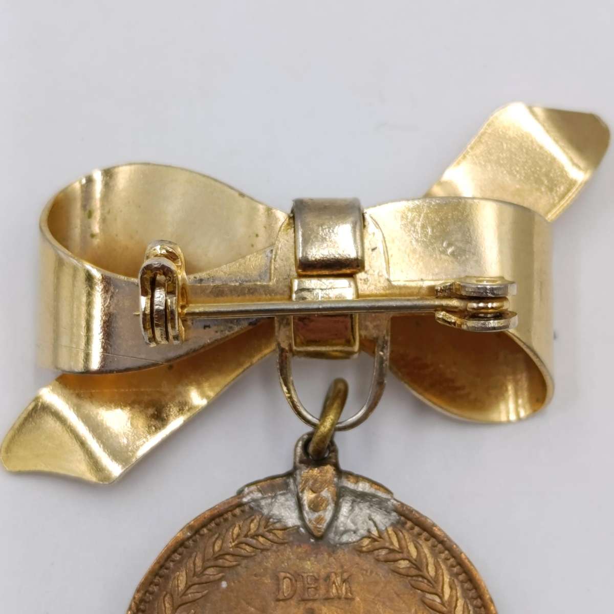 President Kruger 1900 Pro-Boer medallion with brooch