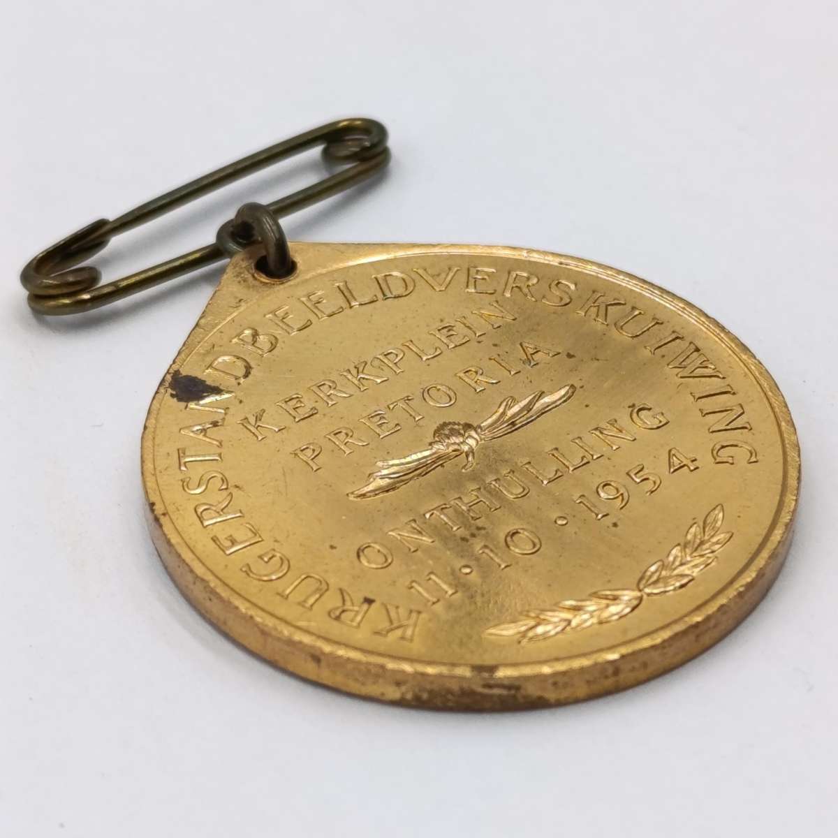 1954 Paul Kruger Standbeeldverskuiwing medallion