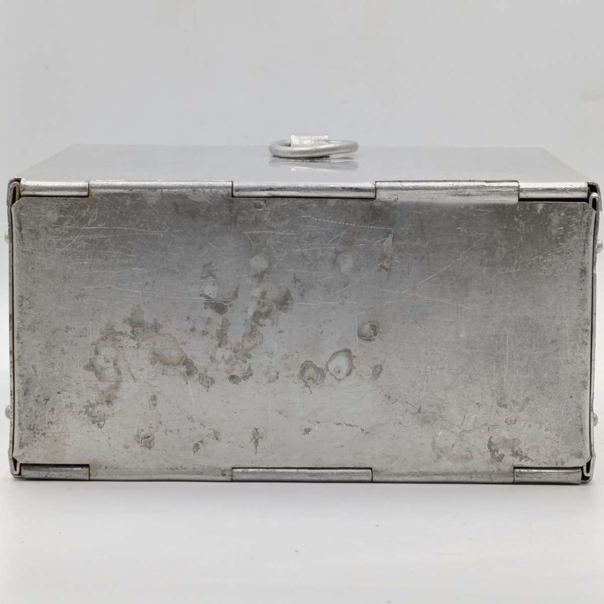 Vintage R.B Turner and Co. aluminium carry case with glass tubes