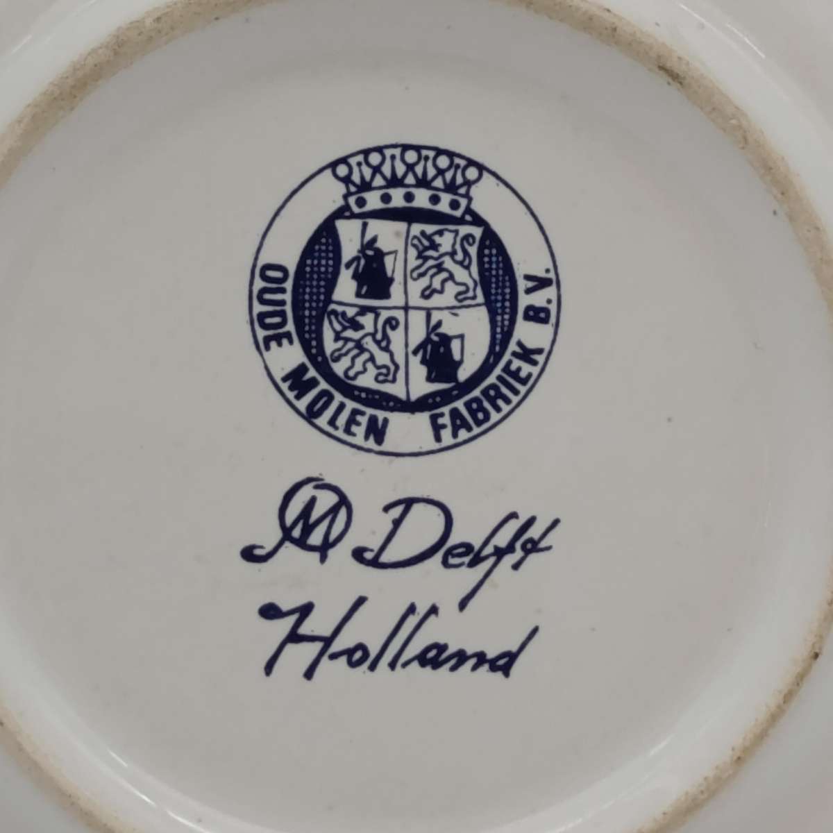 Delft Oude Molen miniature porcelain plate