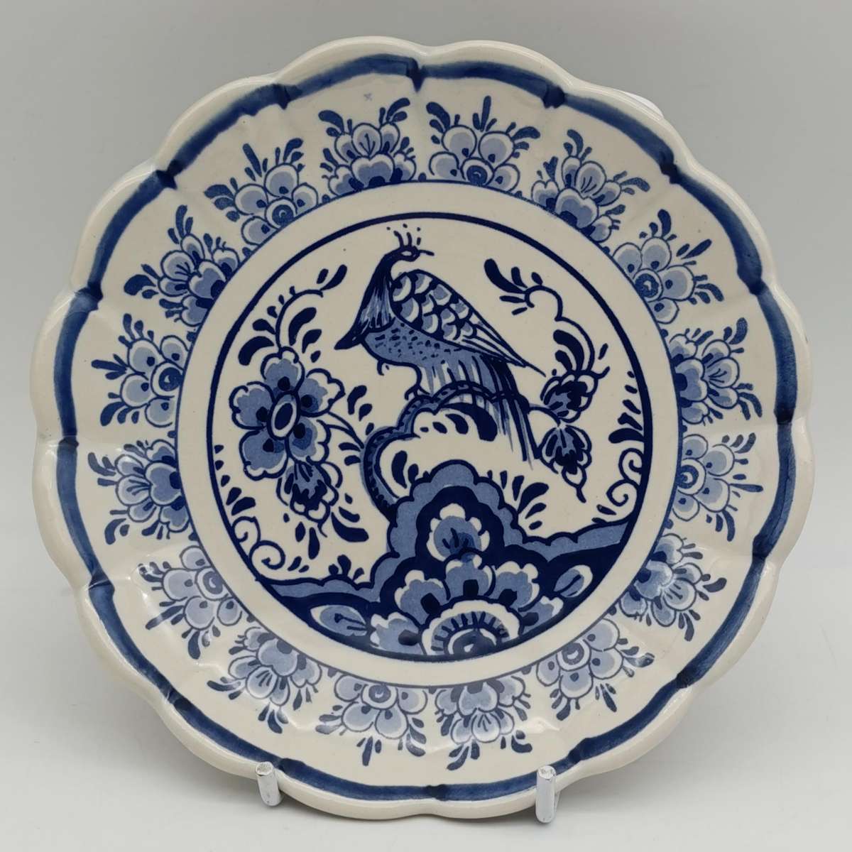 Vintage Blue Delft handpainted small wall hanging plate