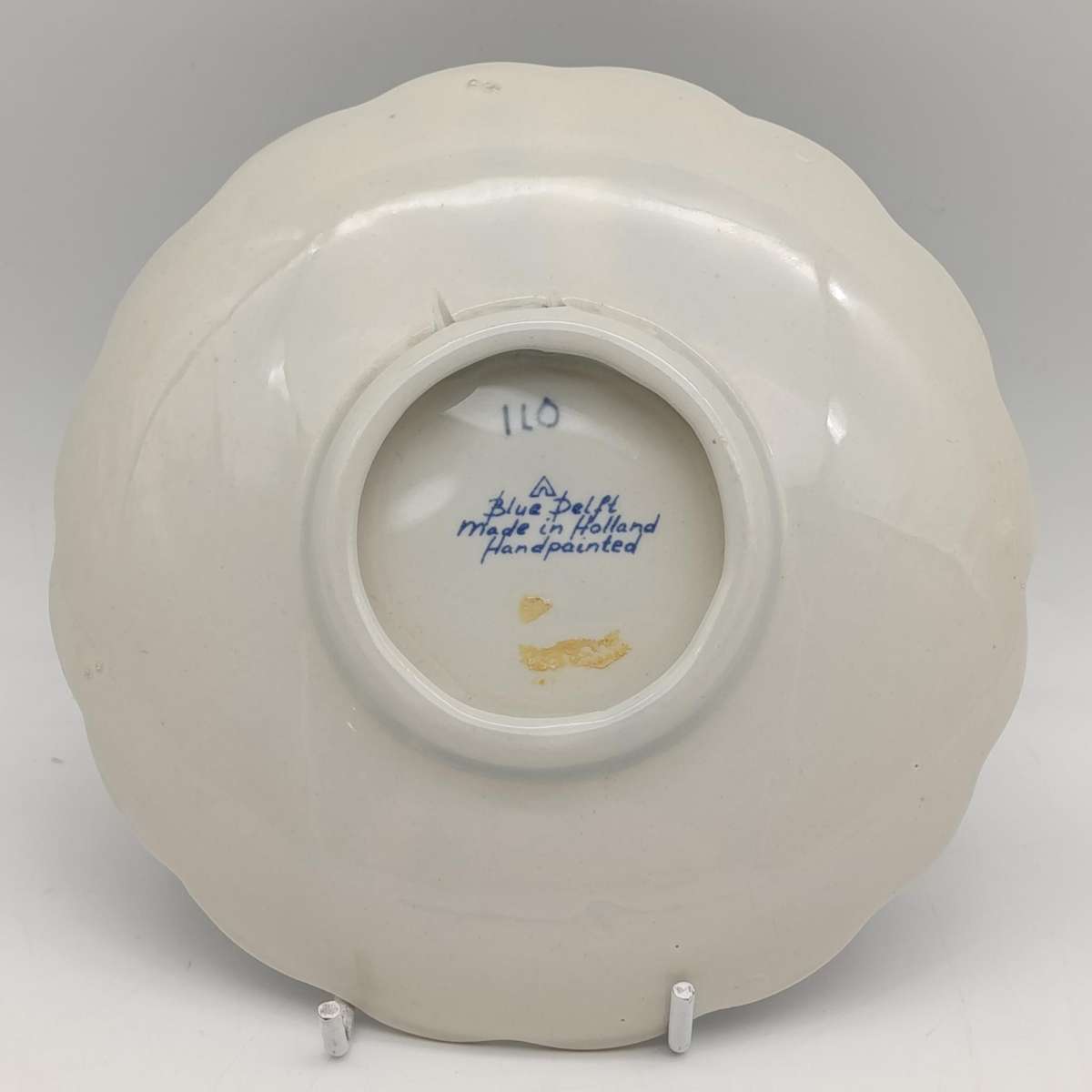 Vintage Blue Delft handpainted small wall hanging plate