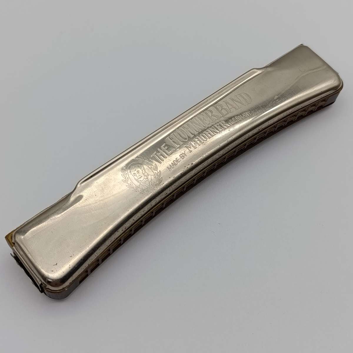 Vintage Hohner Band Harmonica C-key in box