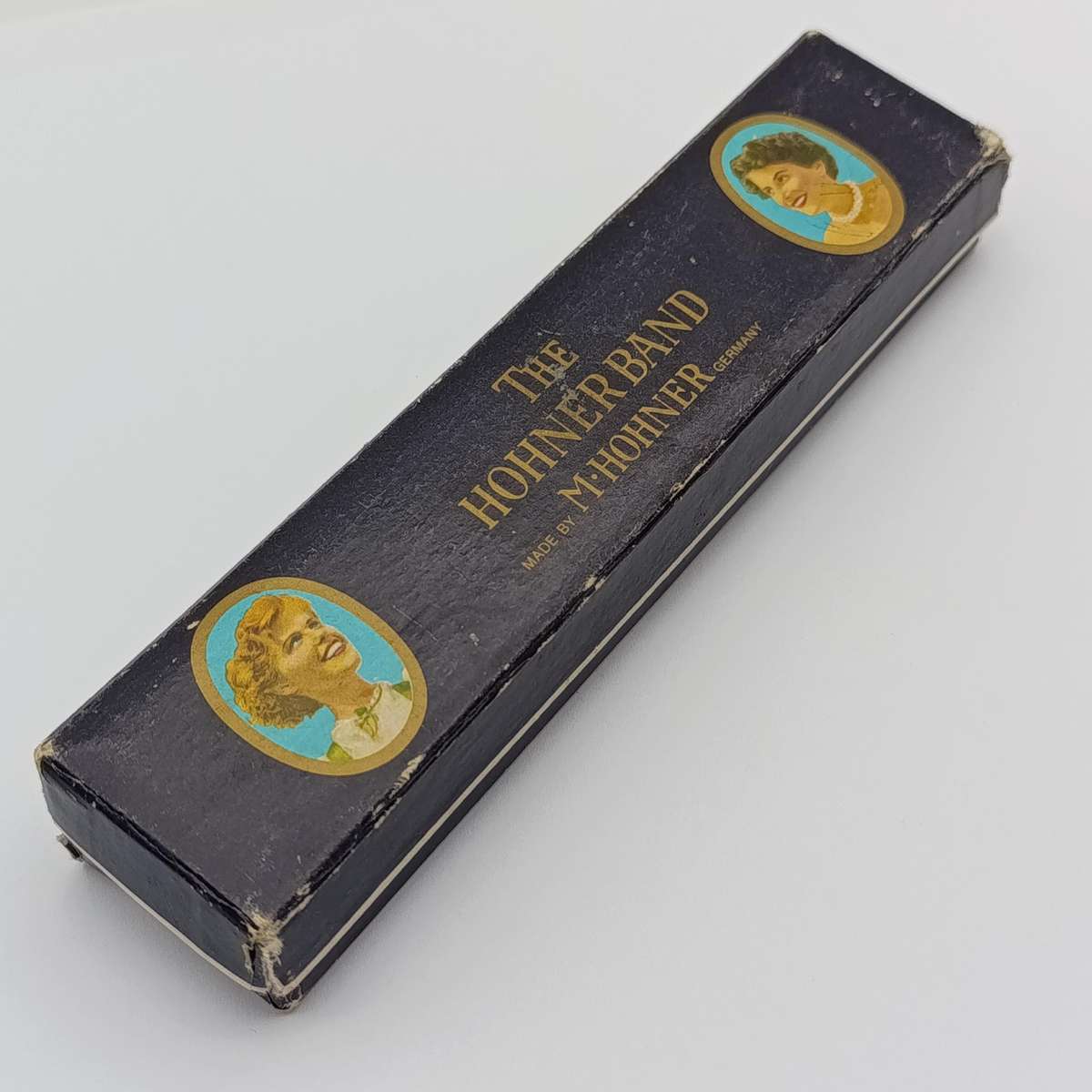 Vintage Hohner Band Harmonica C-key in box