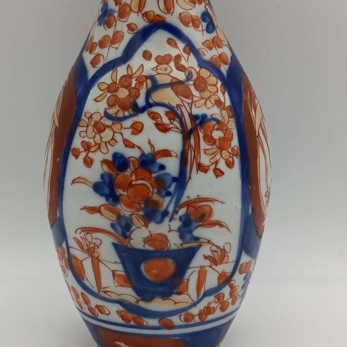 Antique Japanese Imari porcelain vase