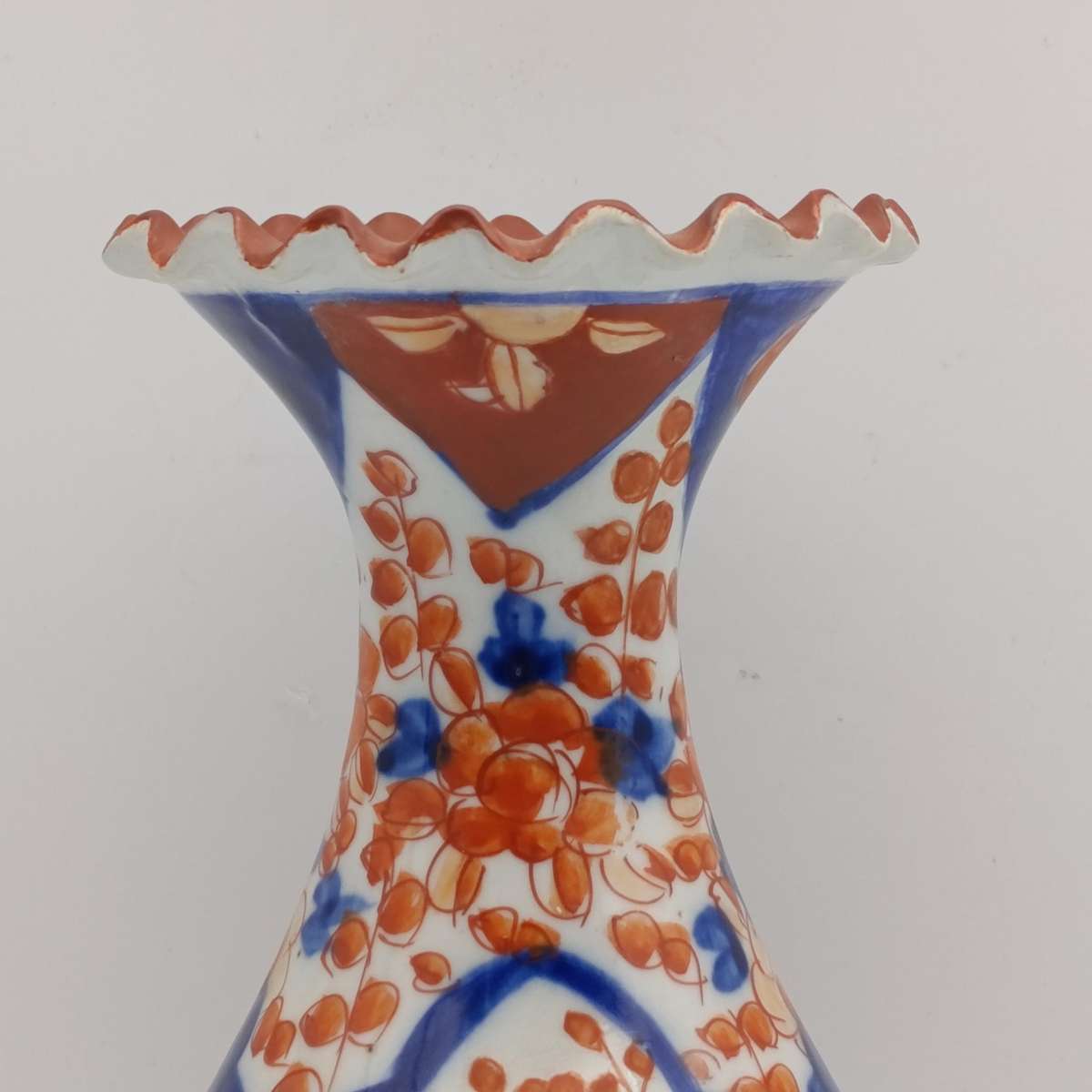 Antique Japanese Imari porcelain vase