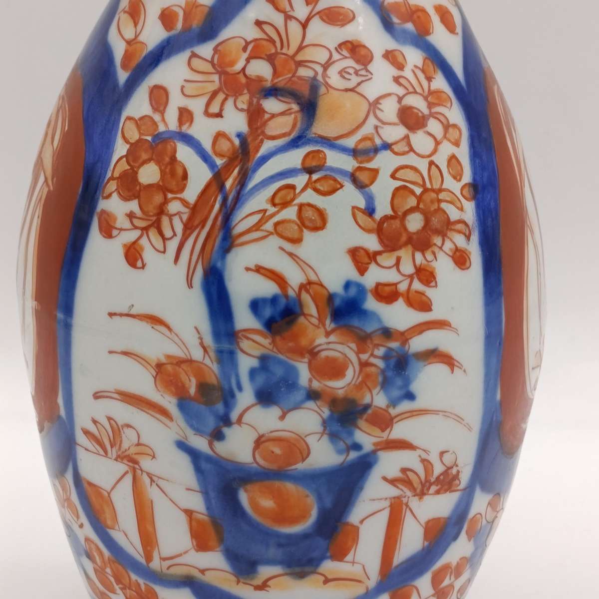 Antique Japanese Imari porcelain vase