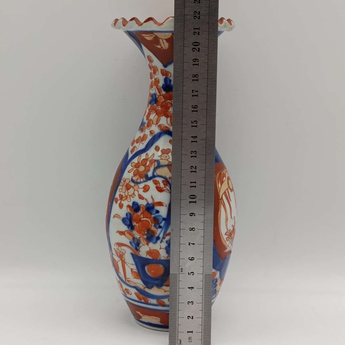 Antique Japanese Imari porcelain vase