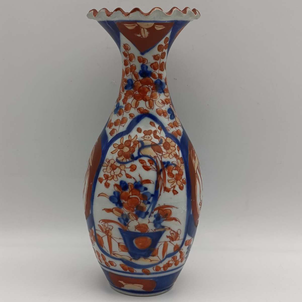 Antique Japanese Imari porcelain vase