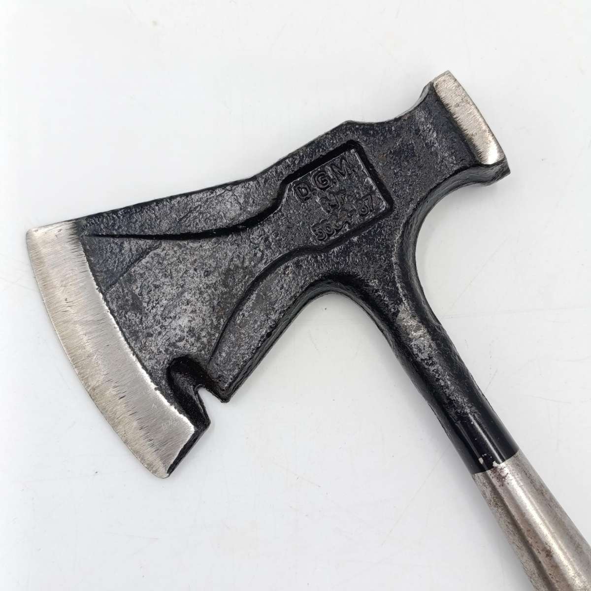 Vintage Matador Solingen hunting dagger and hatchet in original leather pouch