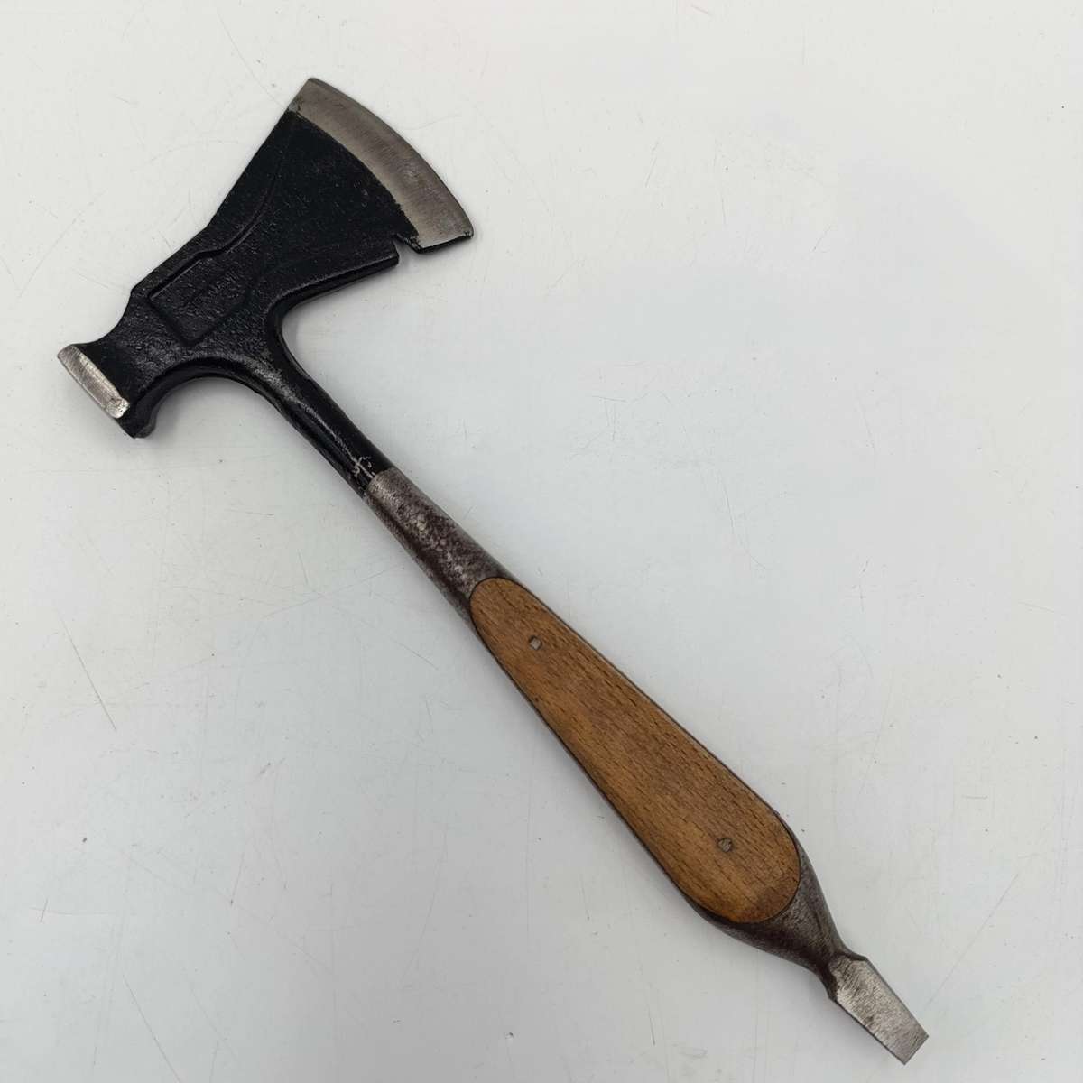 Vintage Matador Solingen hunting dagger and hatchet in original leather pouch