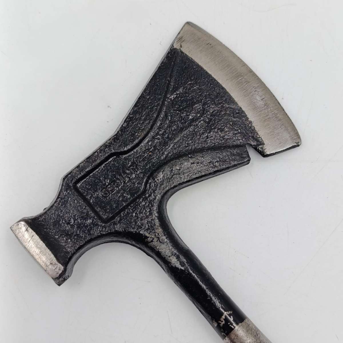 Vintage Matador Solingen hunting dagger and hatchet in original leather pouch