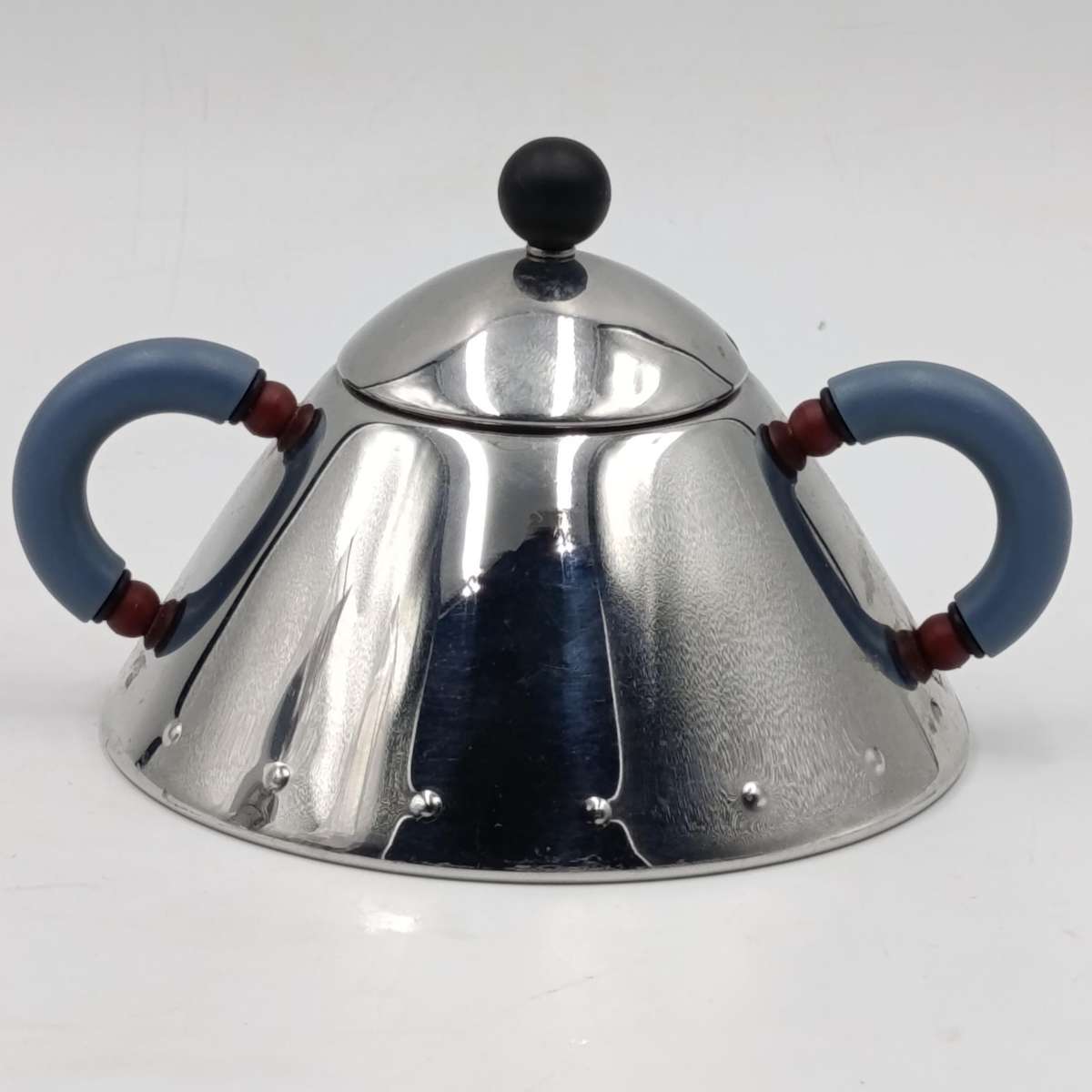 Michael Graves Alessi sugar bowl with spoon