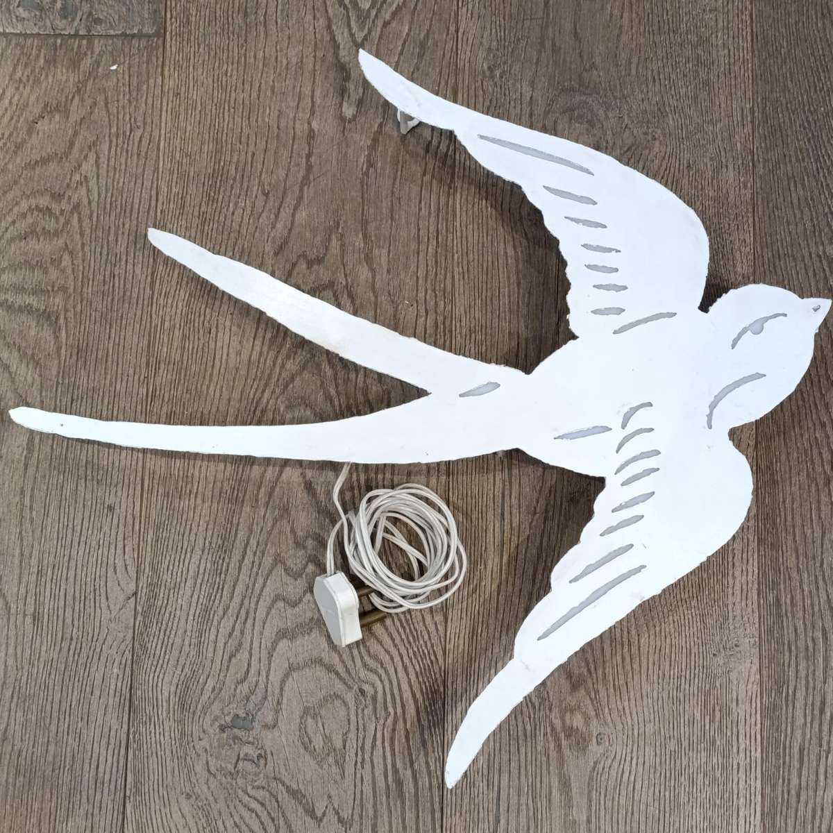 Handmade swallow wall art light box