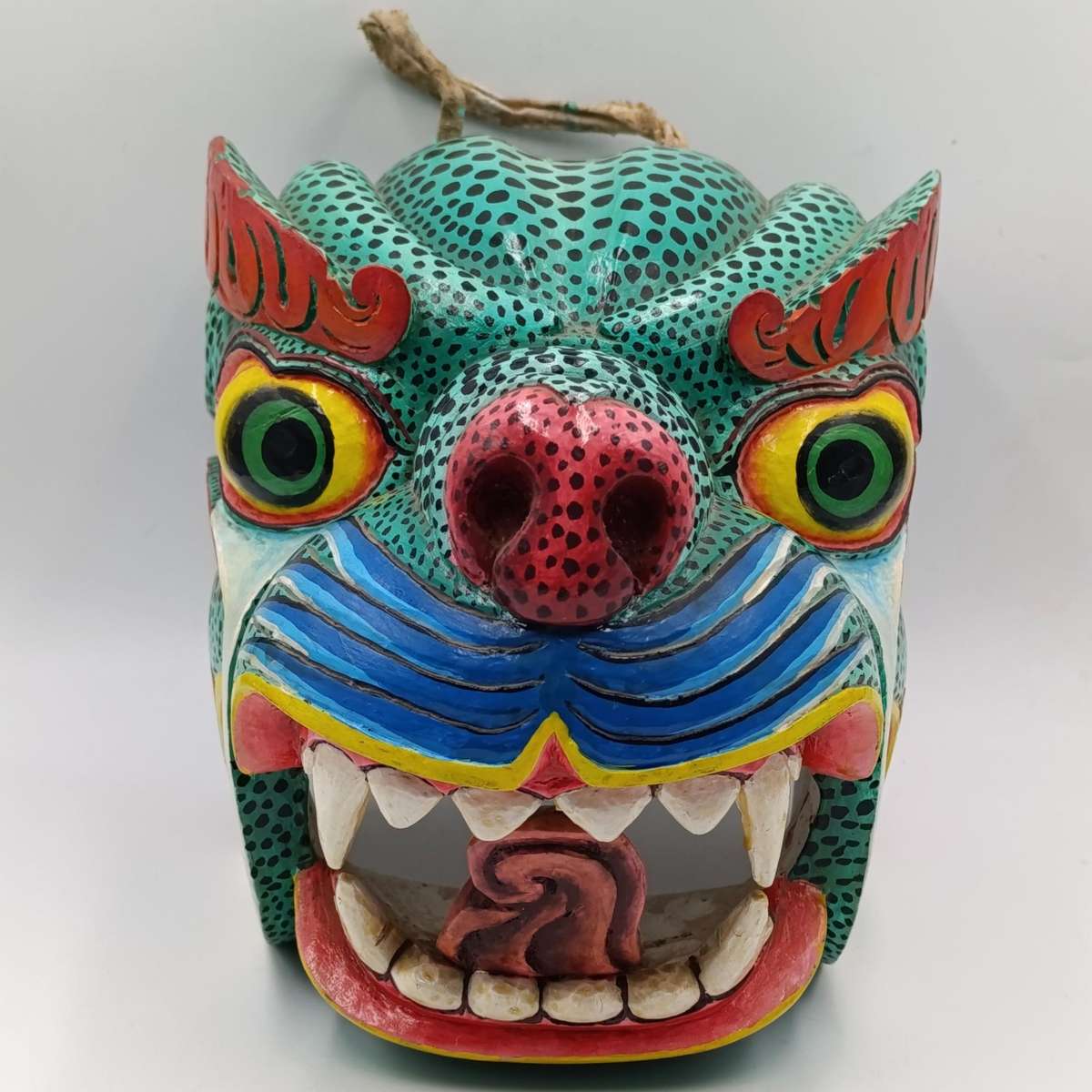 Thai wooden dragon mask