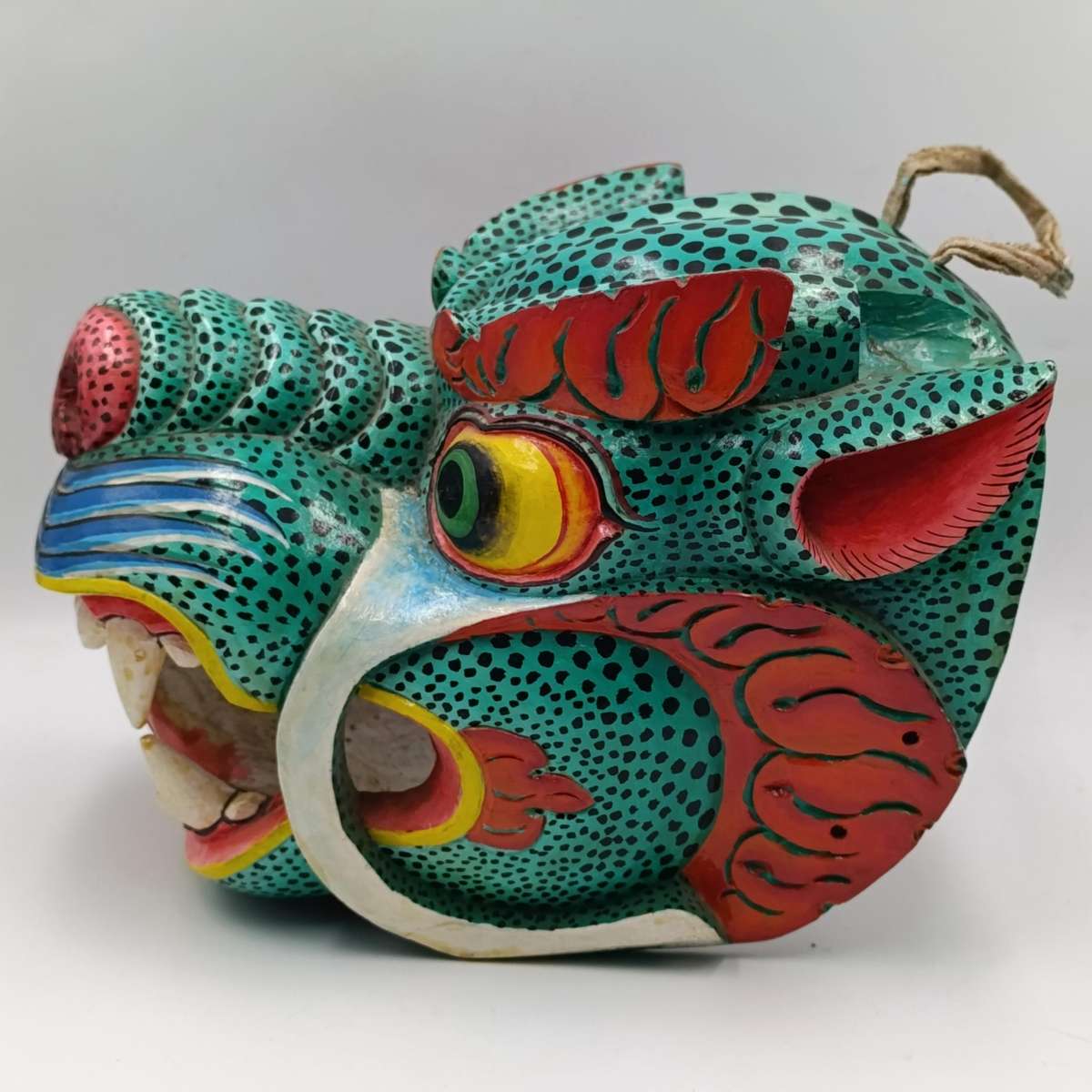 Thai wooden dragon mask