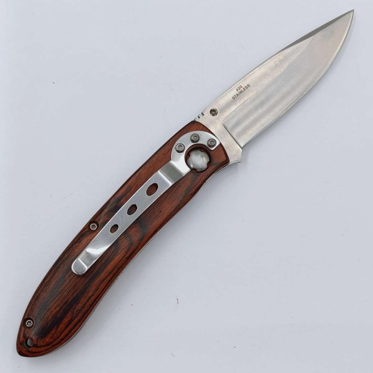 Trail folding pocket knife