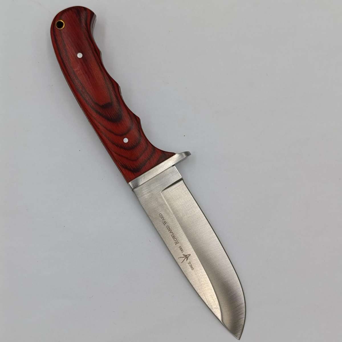 Rowland Ward Forest Hunter fixed blade dagger with leather sheath
