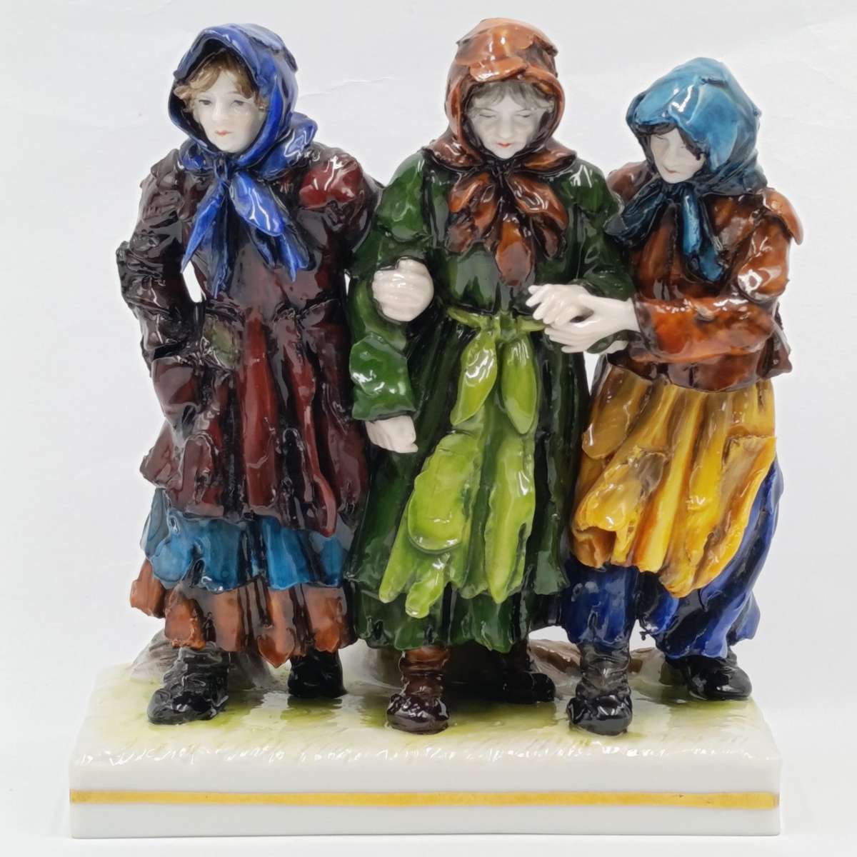 Vintage Kister porcelain old ladies porcelain figurine