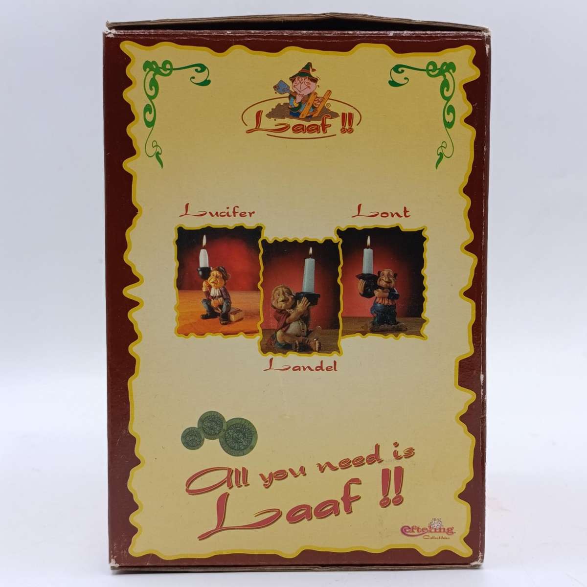 Laaf collection Lighter figurine candleholder in box