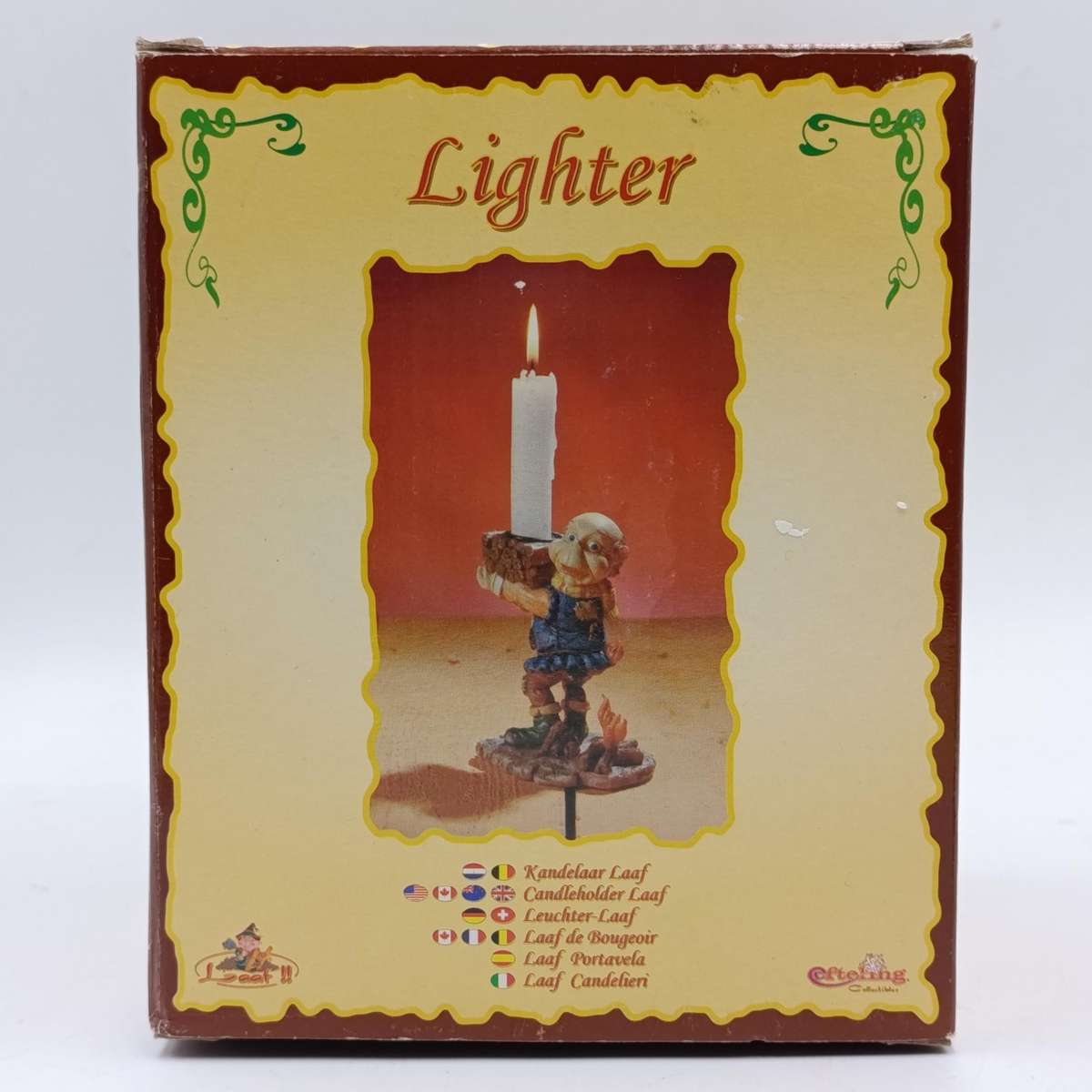 Laaf collection Lighter figurine candleholder in box