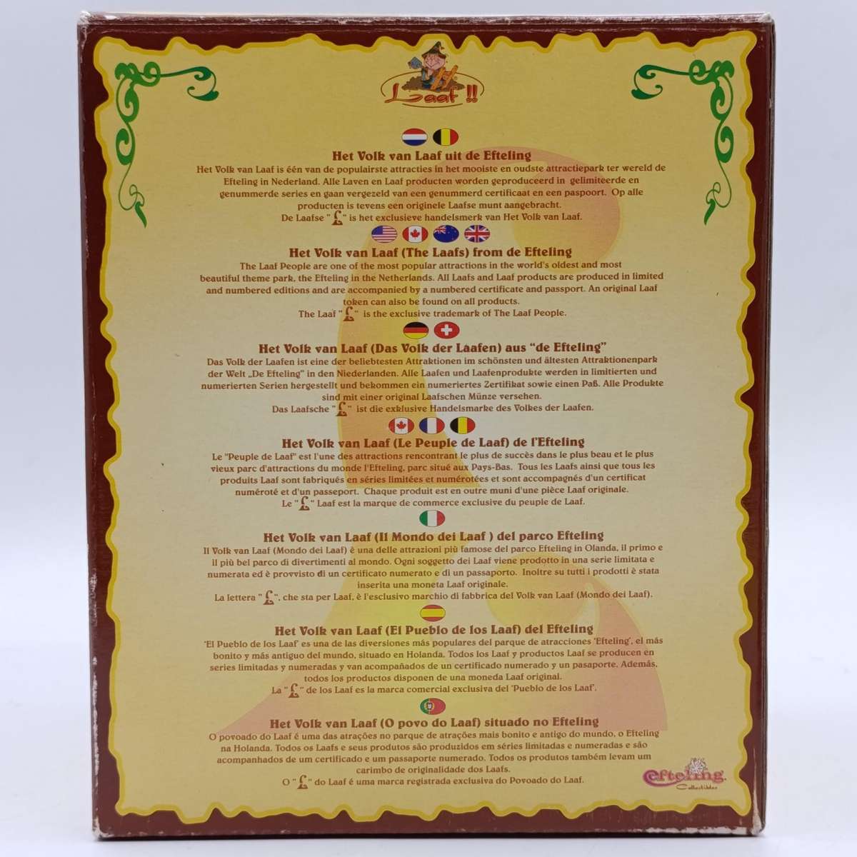 Laaf collection Lighter figurine candleholder in box