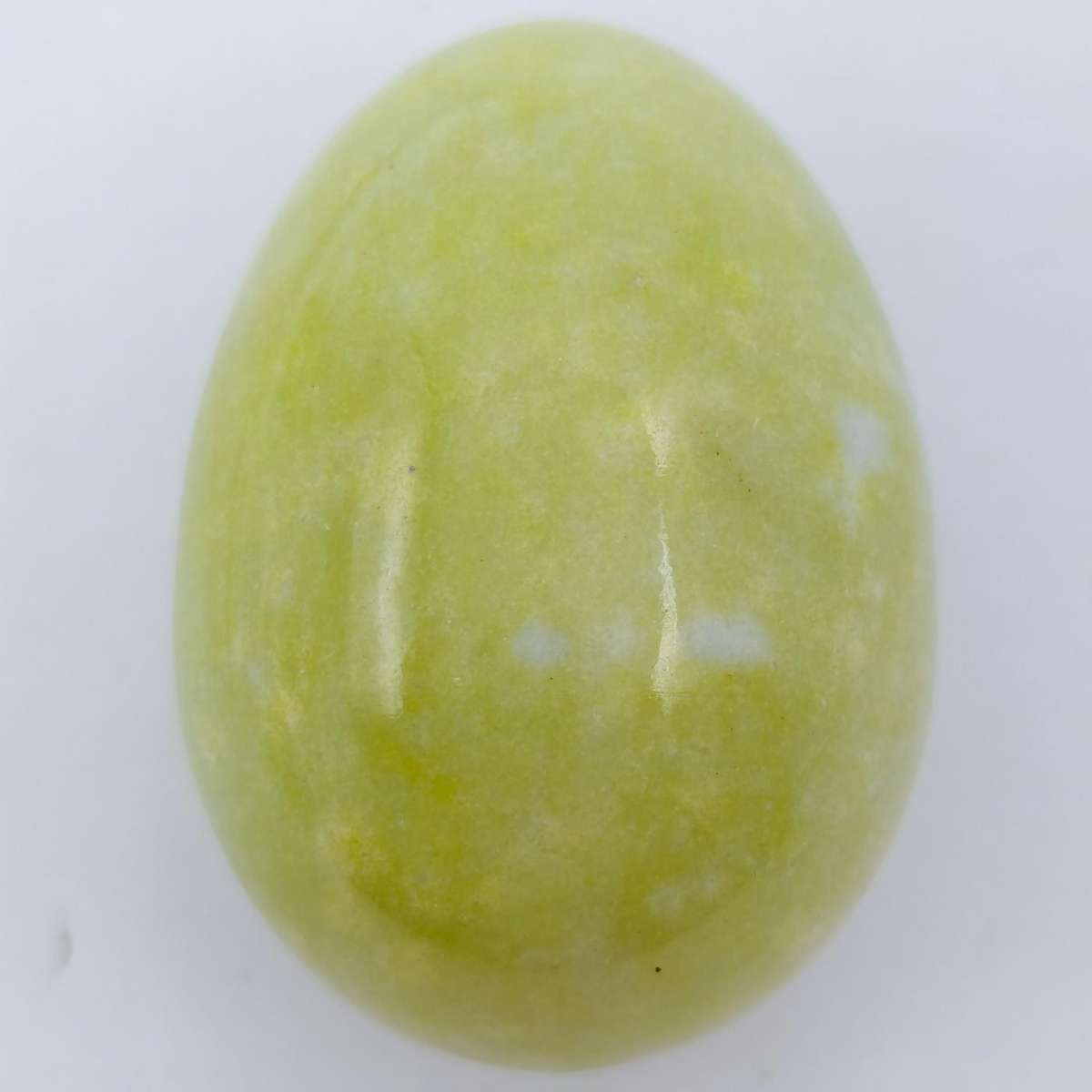 Beautiful green marble polished egg