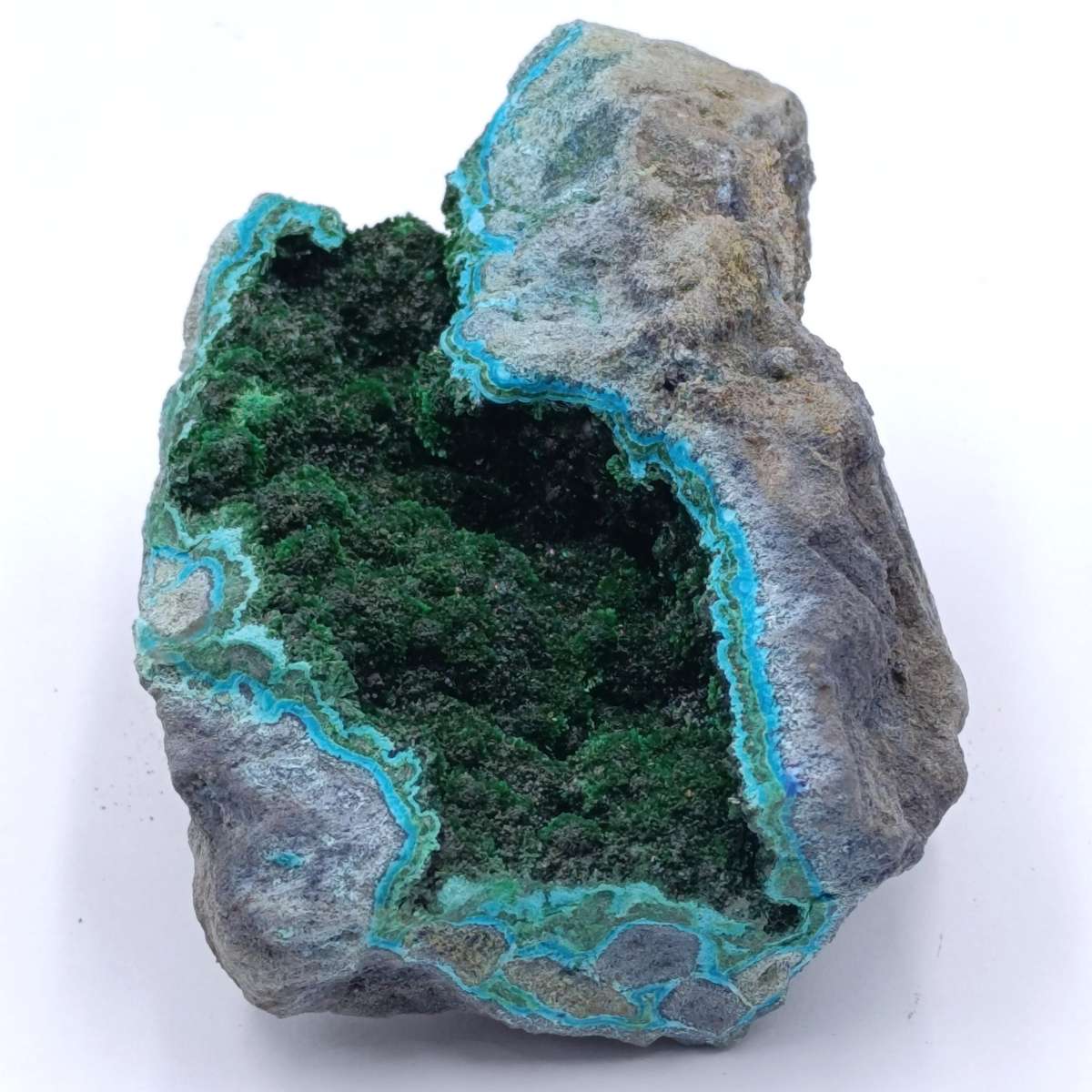 Azurite and Malachite mineral specimen of 316 grams