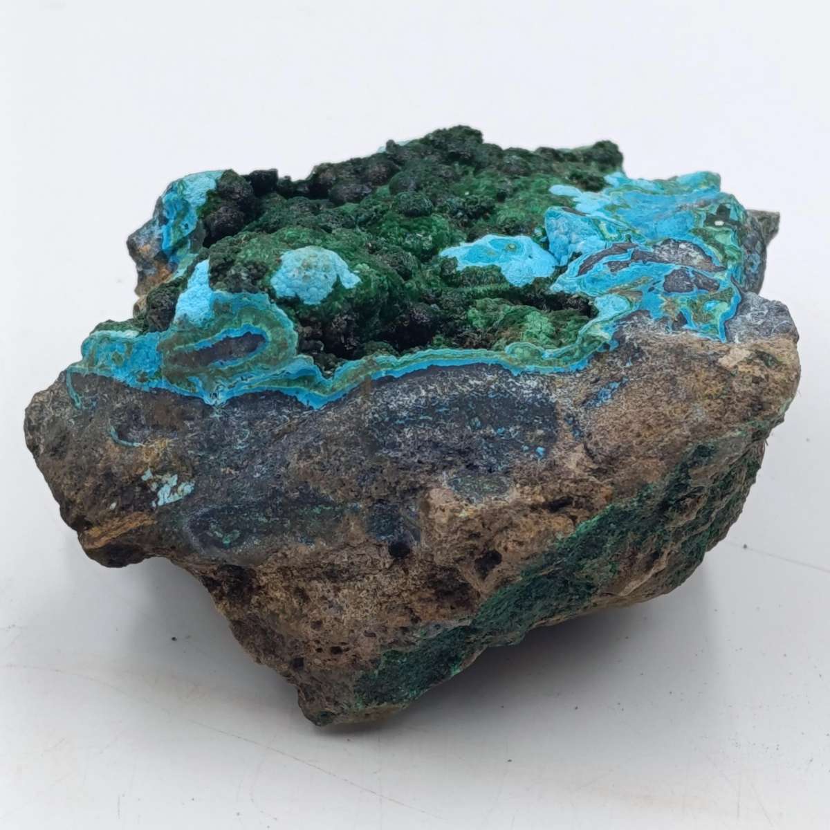 Azurite and Malachite mineral specimen of 310 grams