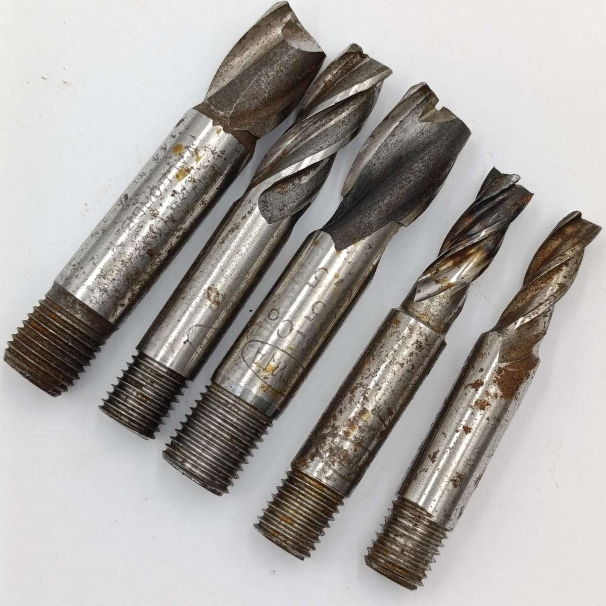 Lot of 8 End Mill bits