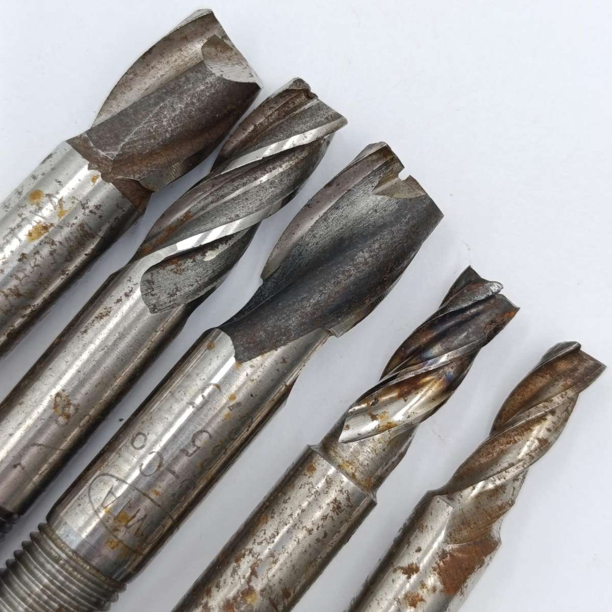 Lot of 8 End Mill bits