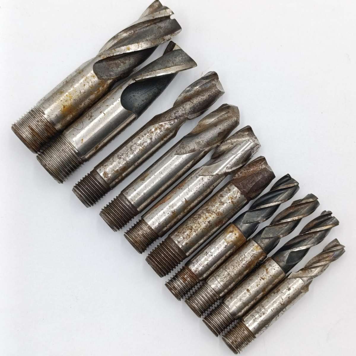 Lot of 10 End Mill bits
