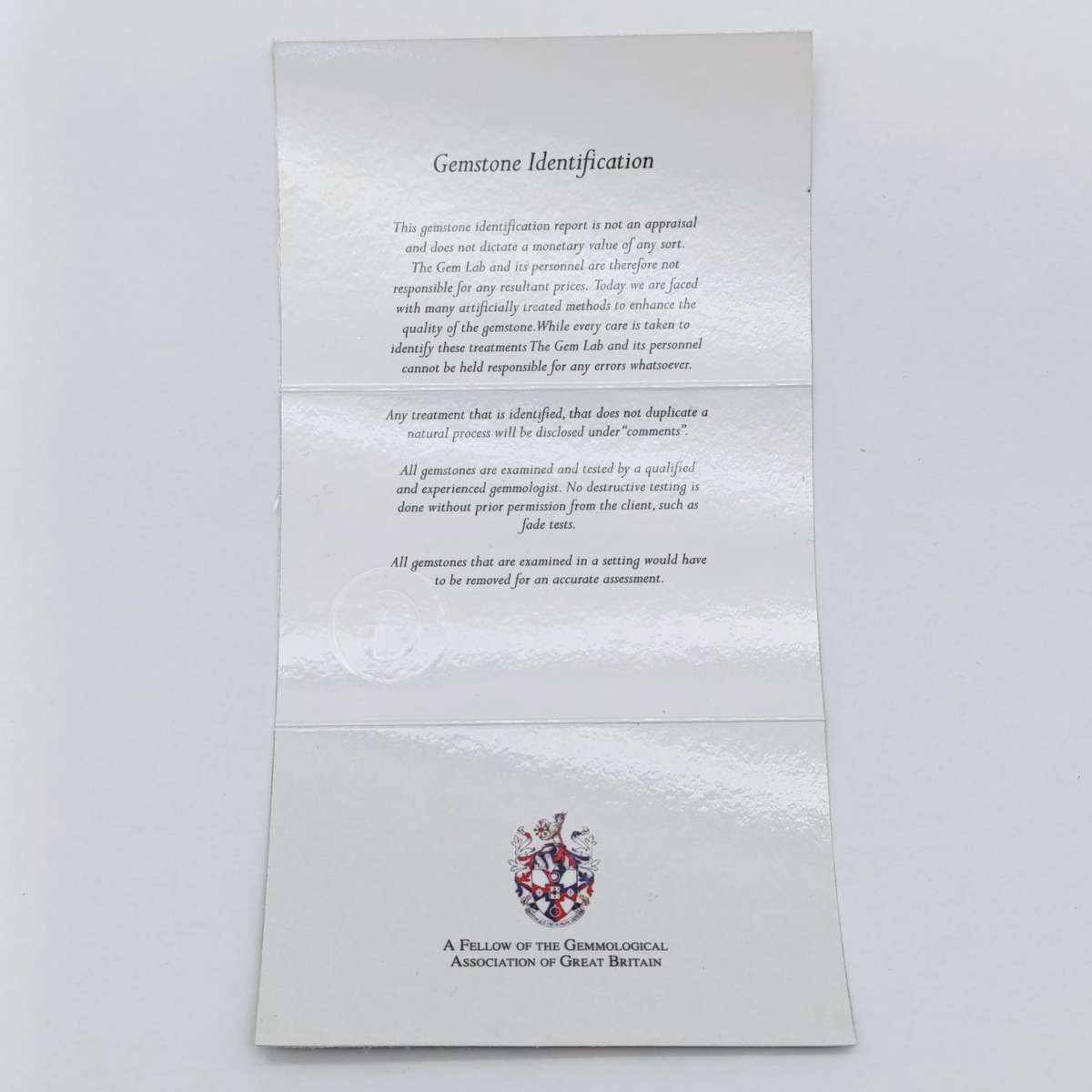 Natural Round Brilliant diamond of 0,514ct - Colour K, clarity SI1 - with GEMLAB certificate