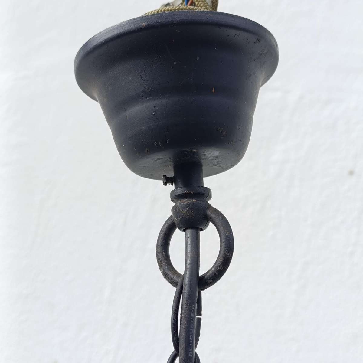 Large Crystal chandelier with 9 arms - one fitting broken - Collection only