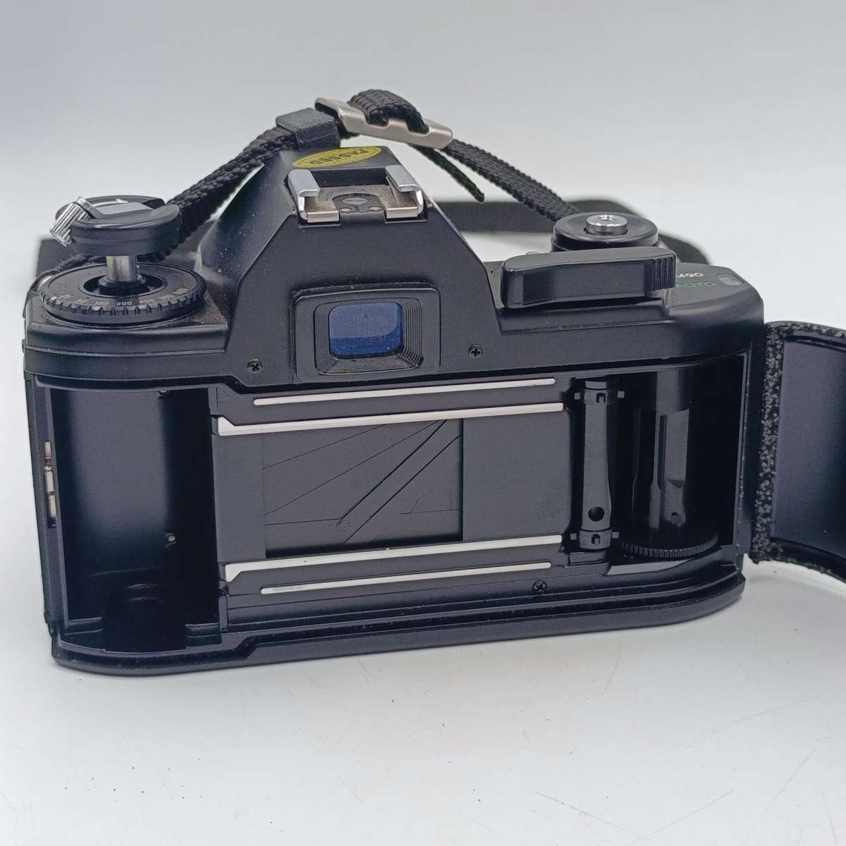 Vintage Nikon M90 35mm film camera with Nikon Series E 1:1.8 50mm lens - shutter firing