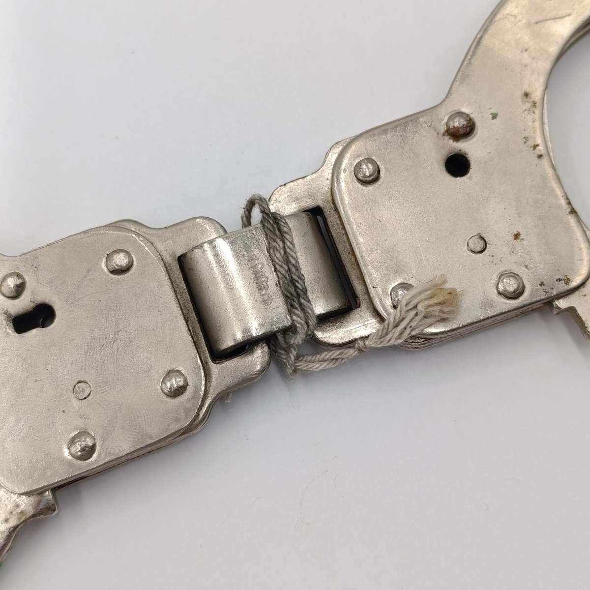 Pair of handcuffs in pouch