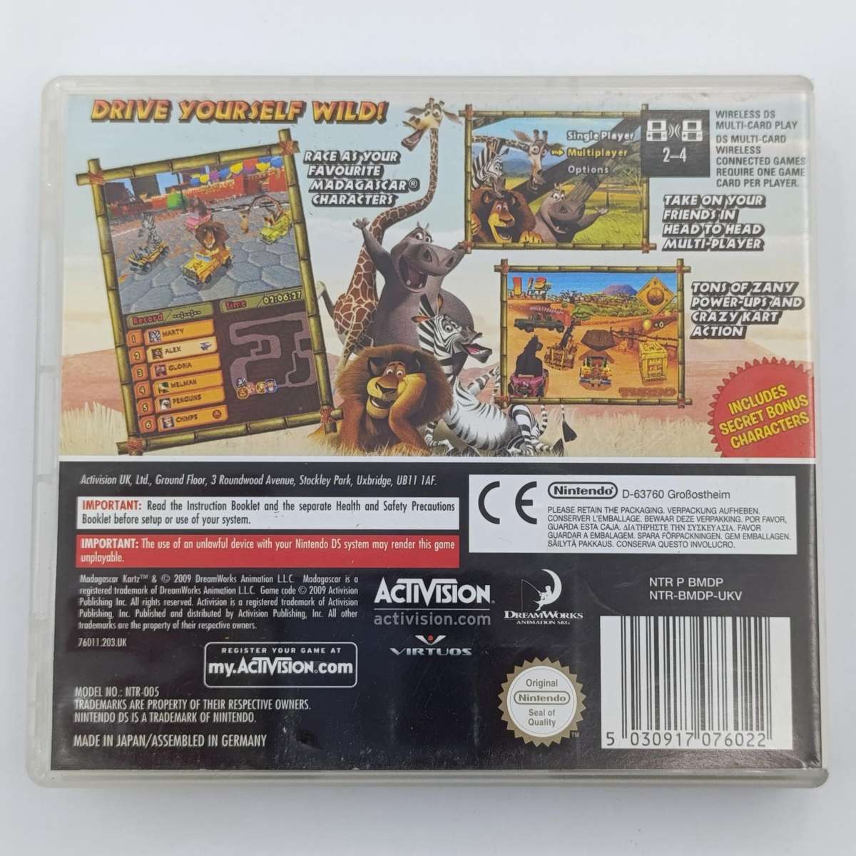 Lot of 5 Nintendo DS games