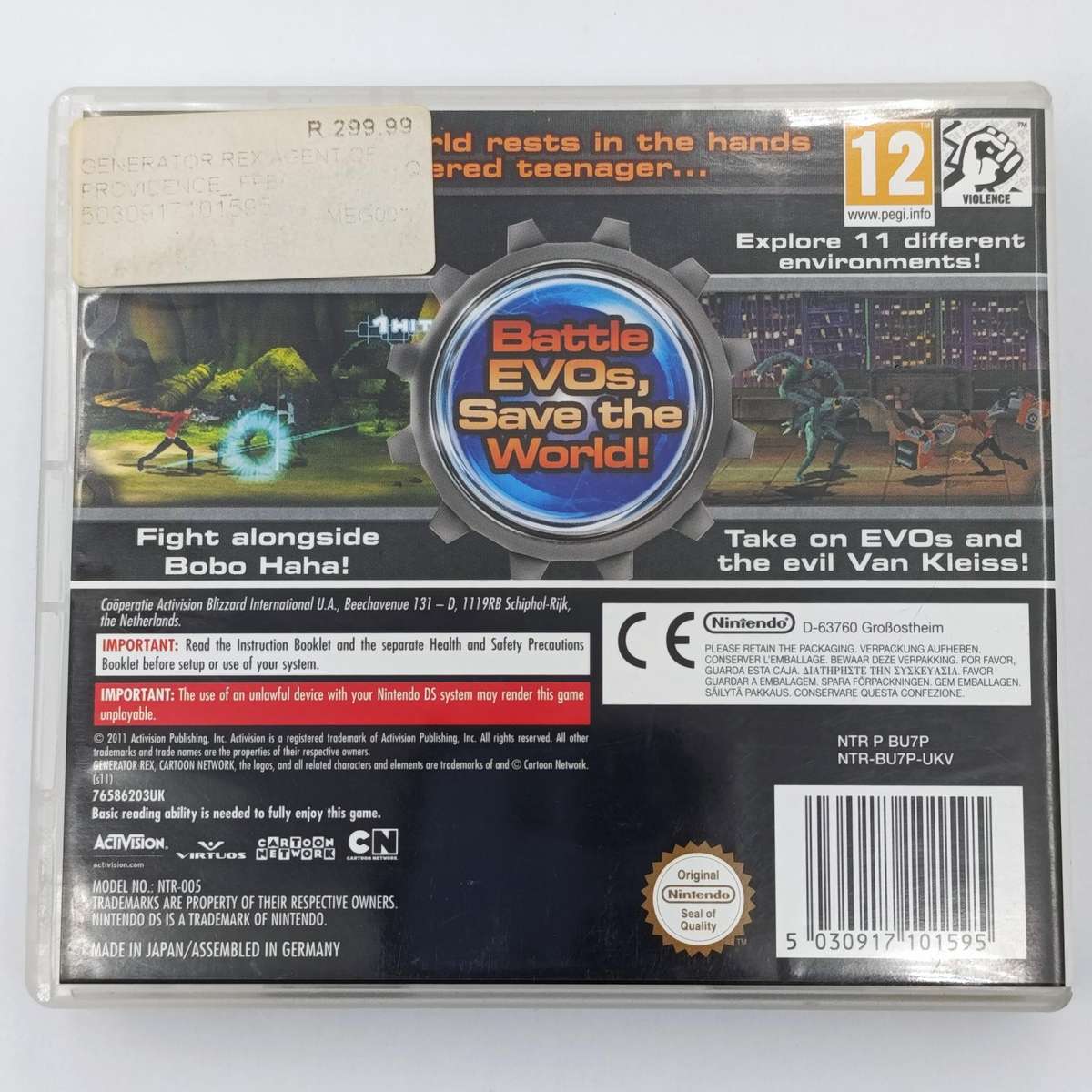 Lot of 5 Nintendo DS games