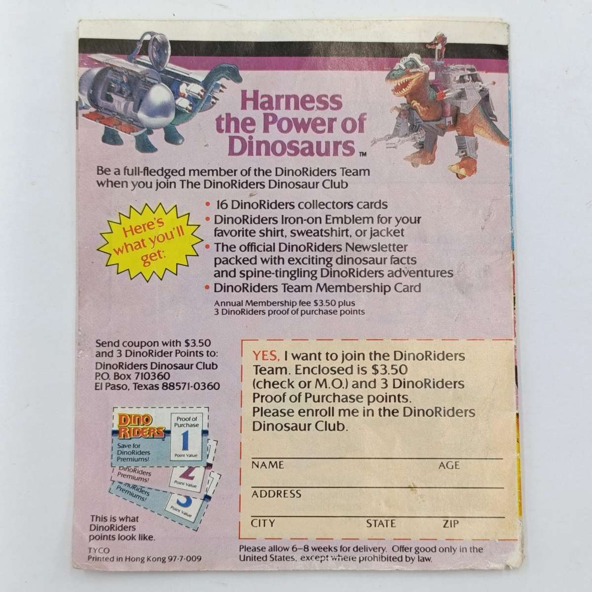 Lot of vintage Tyco Dino with \ Riders accessories action figurines